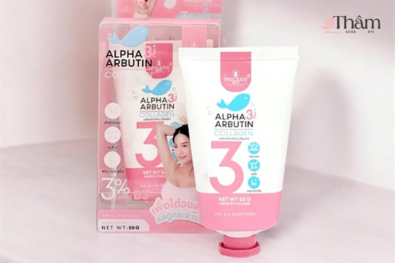 Kem trắng nách Precious Skin Alpha Arbutin 3 Plus