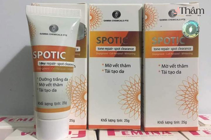 Kem điều trị thâm Spotic