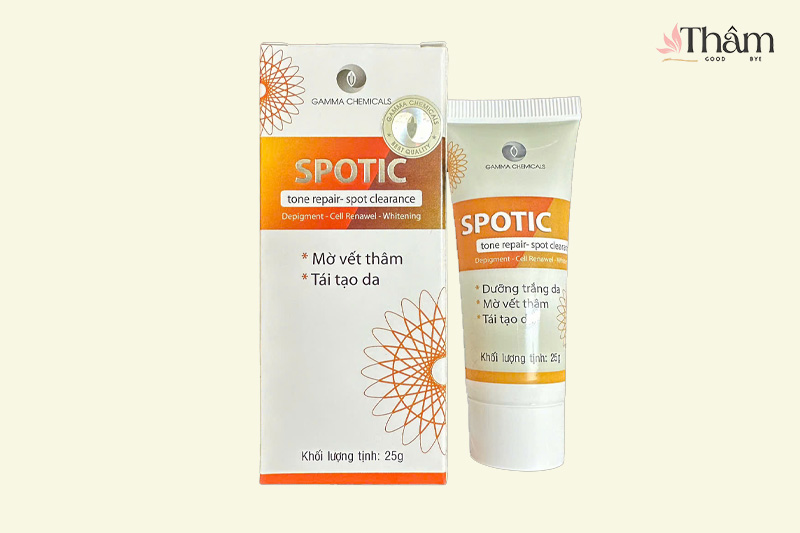 Kem hỗ trợ trị thâm Spotic