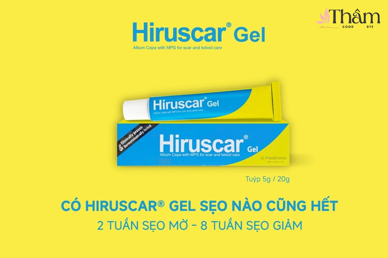 Gel trị sẹo thâm Hiruscar