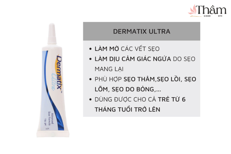 Công dụng kem trị sẹo Dermatix