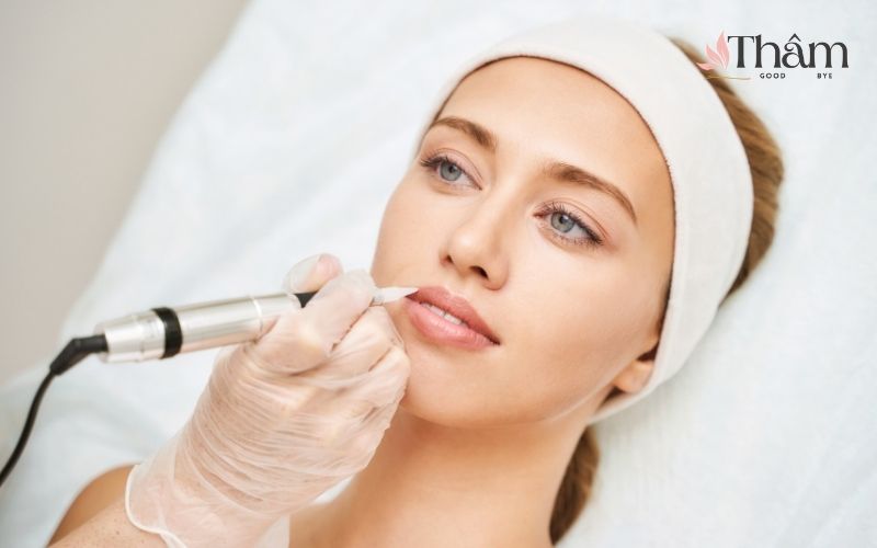 spa trị thâm môi