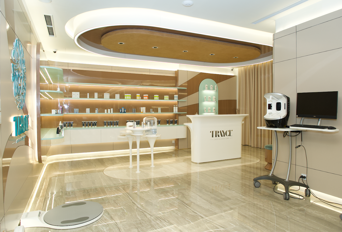 trayce laser & skincare ứng dụng iyashi dome