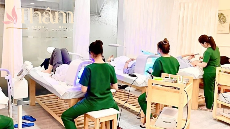 Không gian Bống Spa ấm cúng, thư giãn, là địa chỉ trị thâm được nhiều bạn trẻ yêu thích