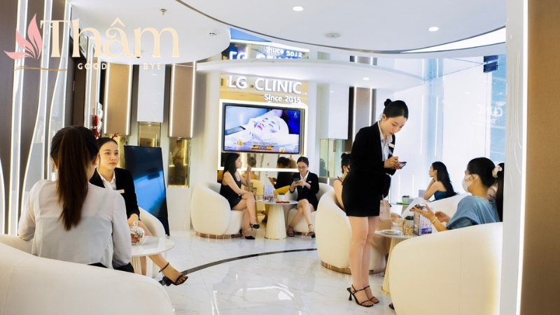 Không gian cơ sở vật chất hiện đại tại LG Clinic chi nhánh Tân Bình